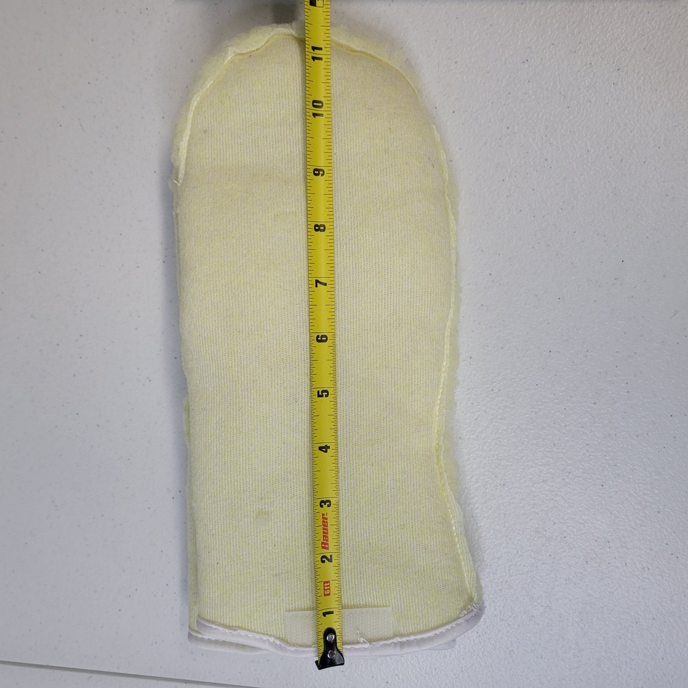 Hand Armor LN66-L Yellow Knit Mitten‎ Chopper Liner Gloves Sherpa Large - Picture 6 of 10